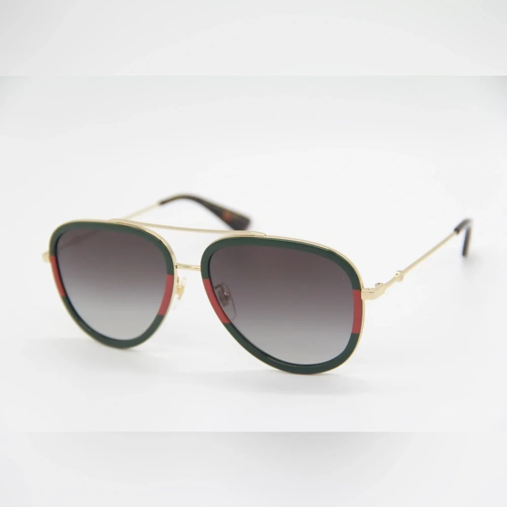 NEW GUCCI GG0062S 003 UNISEX AVITOR SUNGLASSES GUCCI GG 0062S 003
